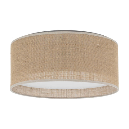 JUTE Natural Flush Mount Light