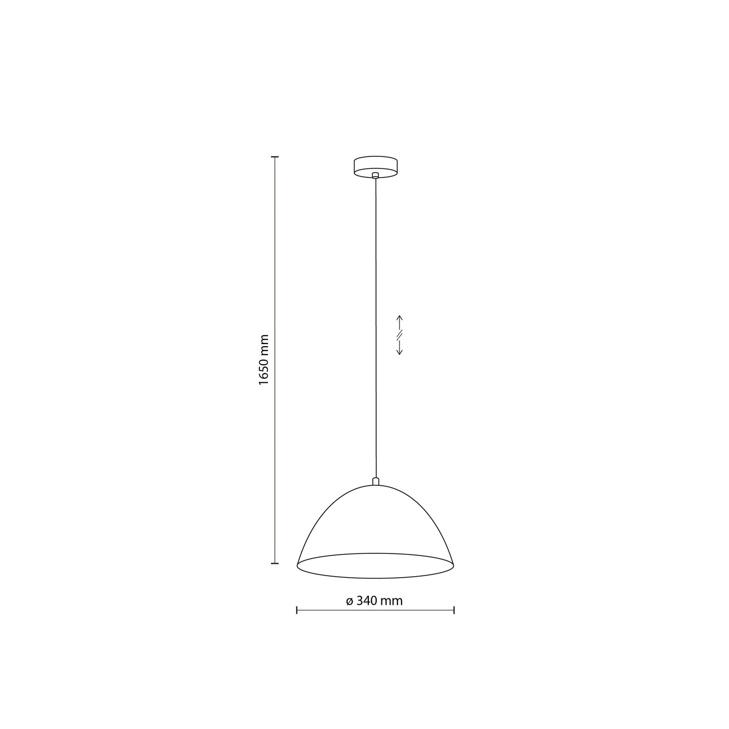 FARO Beige  Mid-Century Modern Pendant Light M