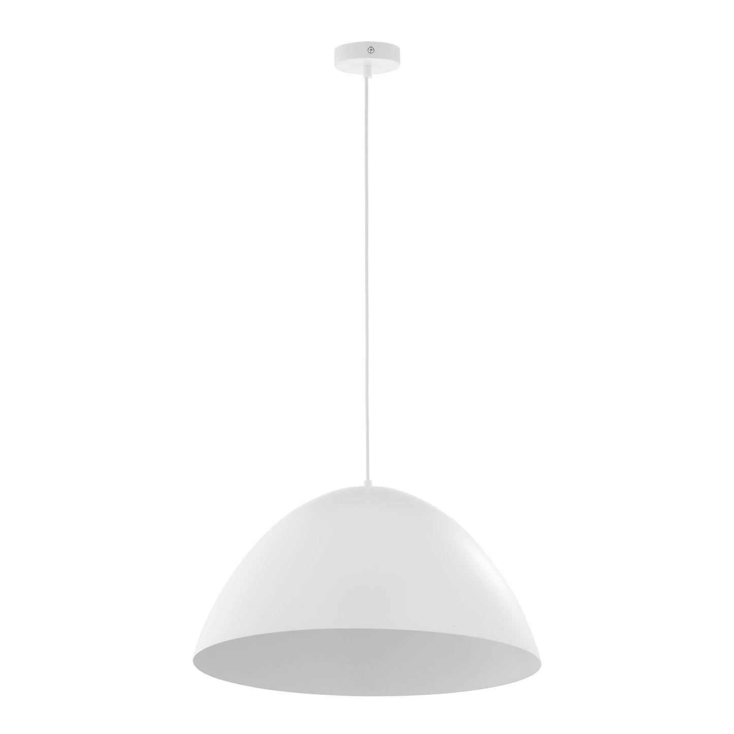 Suspension FARO blanche de style Mid-Century Modern L