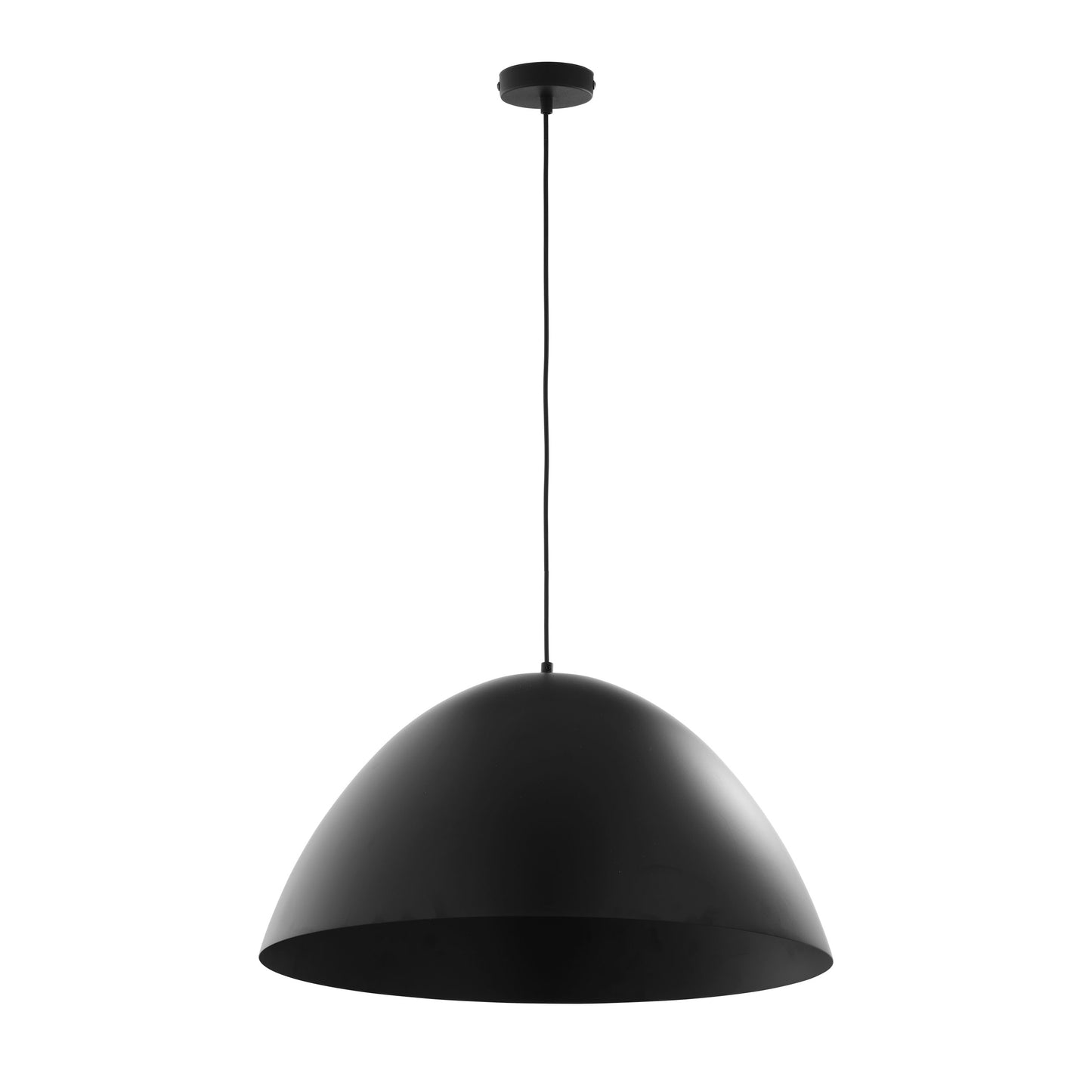 Suspension FARO noire style Mid-Century Modern L