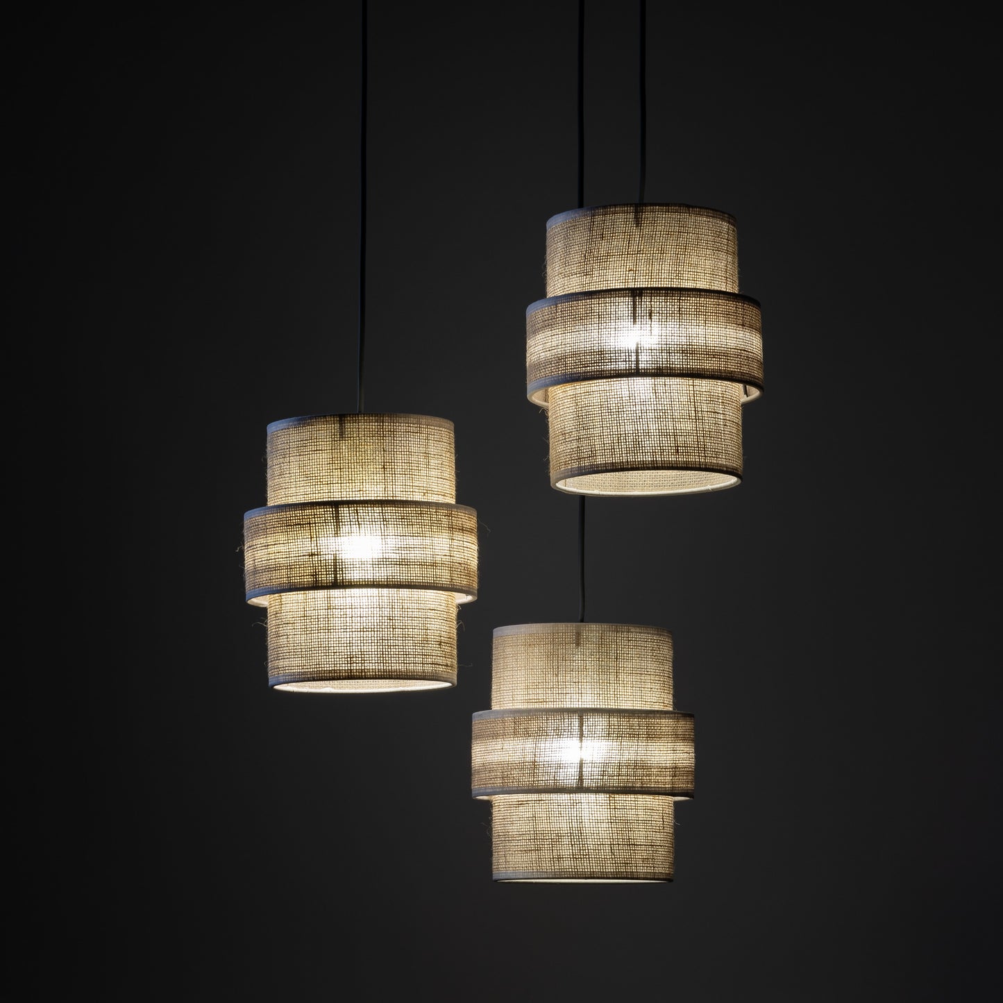 Suspension CALISTO JUTE Naturelle 3