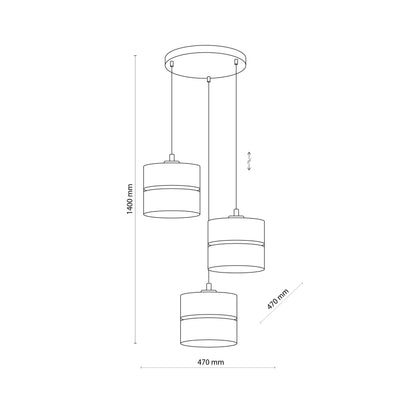 LINOBIANCO Natural Pendant  Light 3