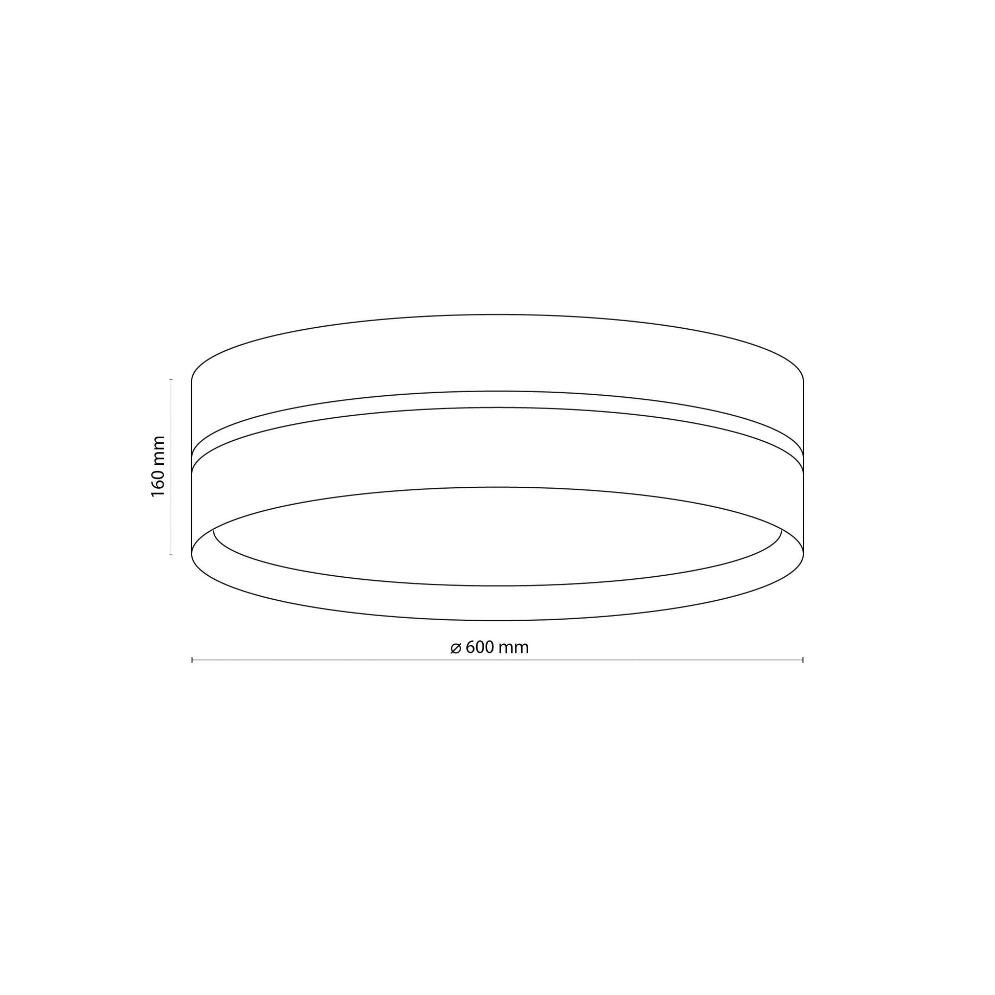 Linobianco Natural Linen Scandinavian Flush Mount Ceiling Light for Bedroom, Hallway & Low Ceilings Lumocrafts