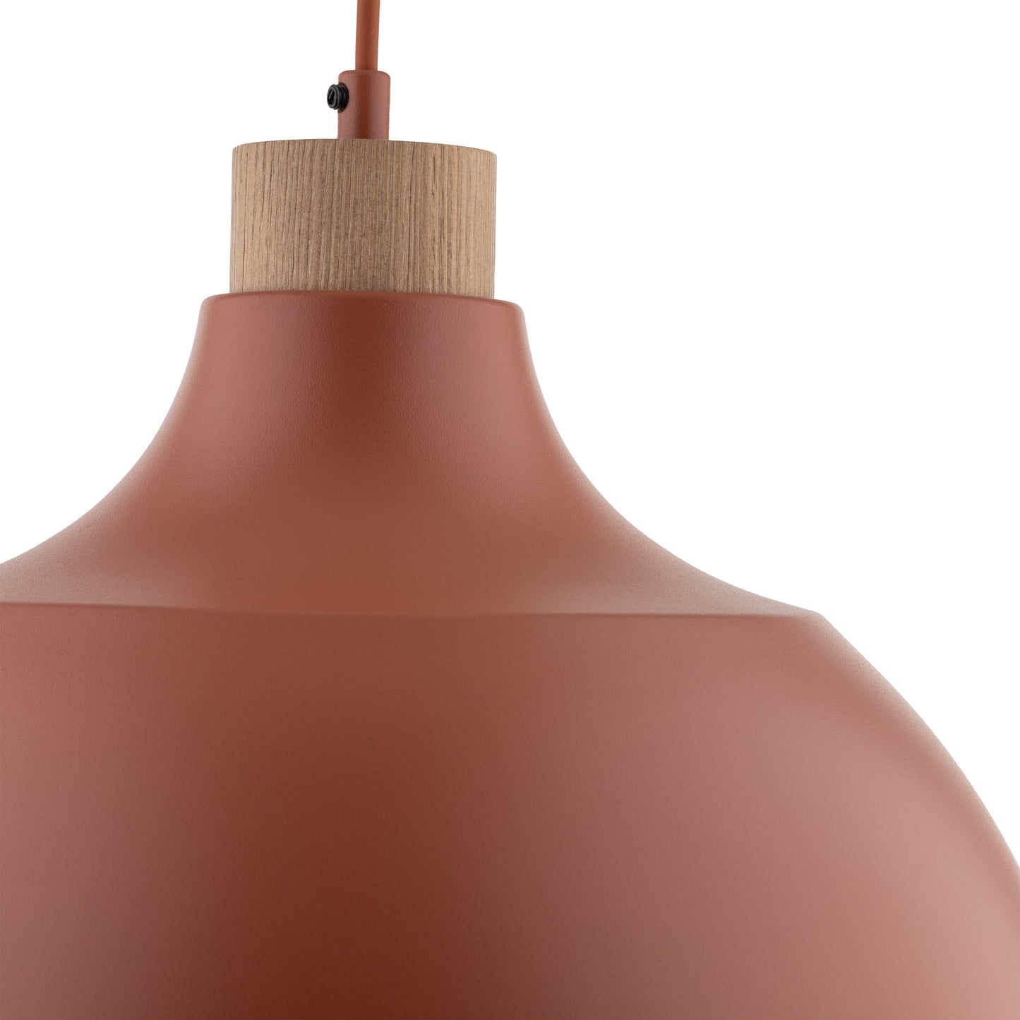 Suspension scandinave rouge brique CAP