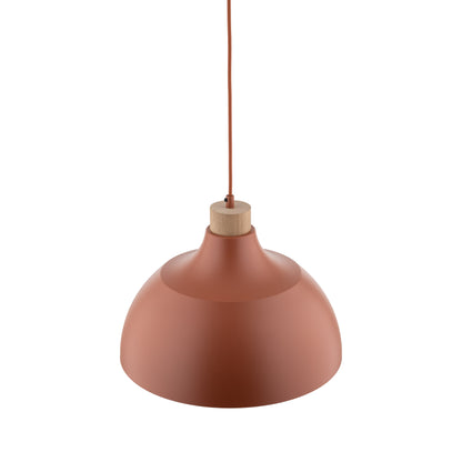 Suspension scandinave rouge brique CAP