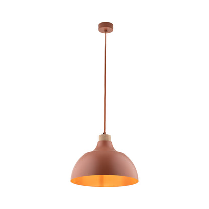 Suspension scandinave rouge brique CAP