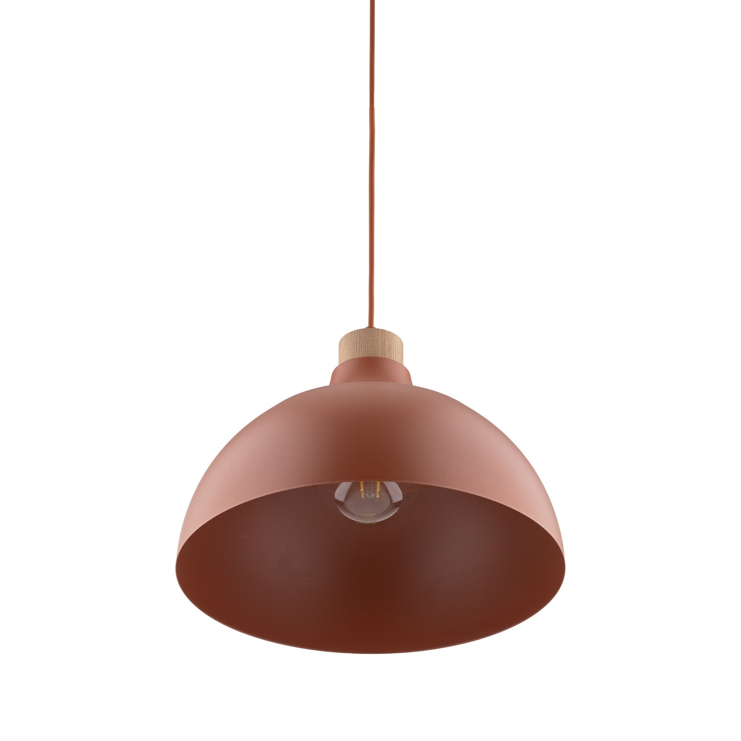Suspension scandinave rouge brique CAP