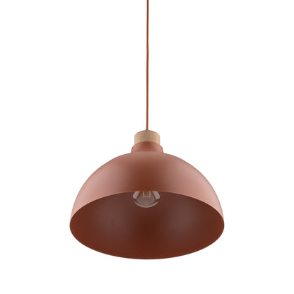 Suspension scandinave rouge brique CAP