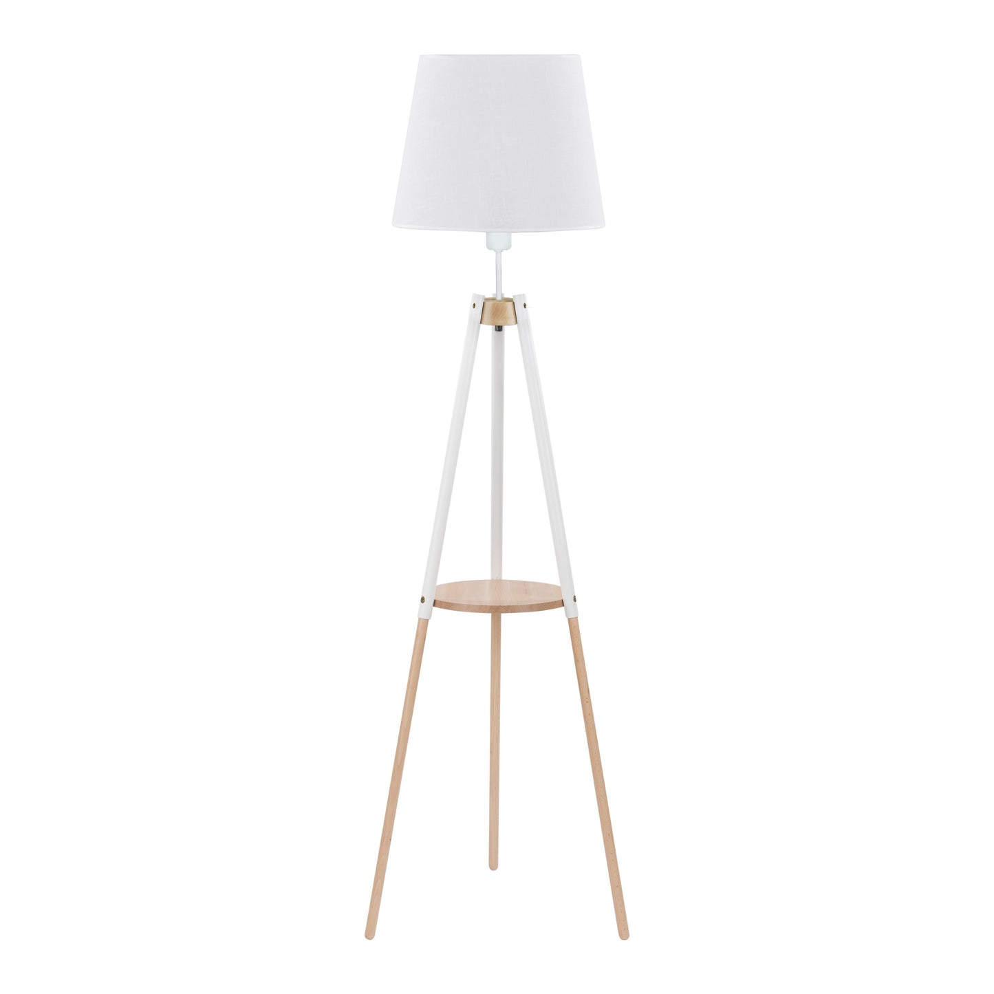 Lampadaire de table à plateau blanc VAIO