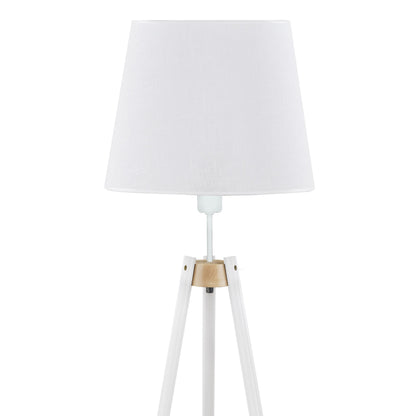 Lampadaire de table à plateau blanc VAIO