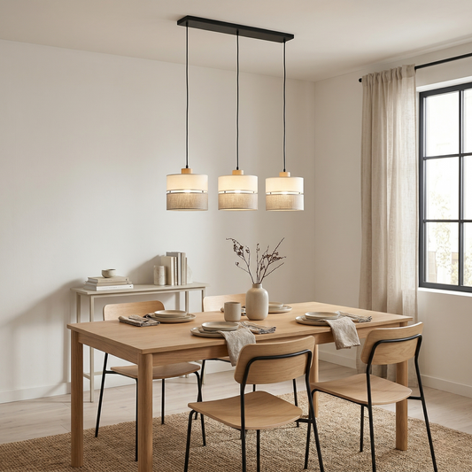 Scandinavian 3-Light Pendant for Kitchen Island & Dining Table Lumocrafts