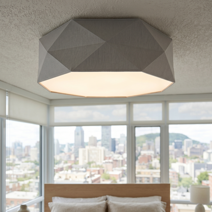 KANTOOR Gray Modern Flush Mount Light LumoCrafts