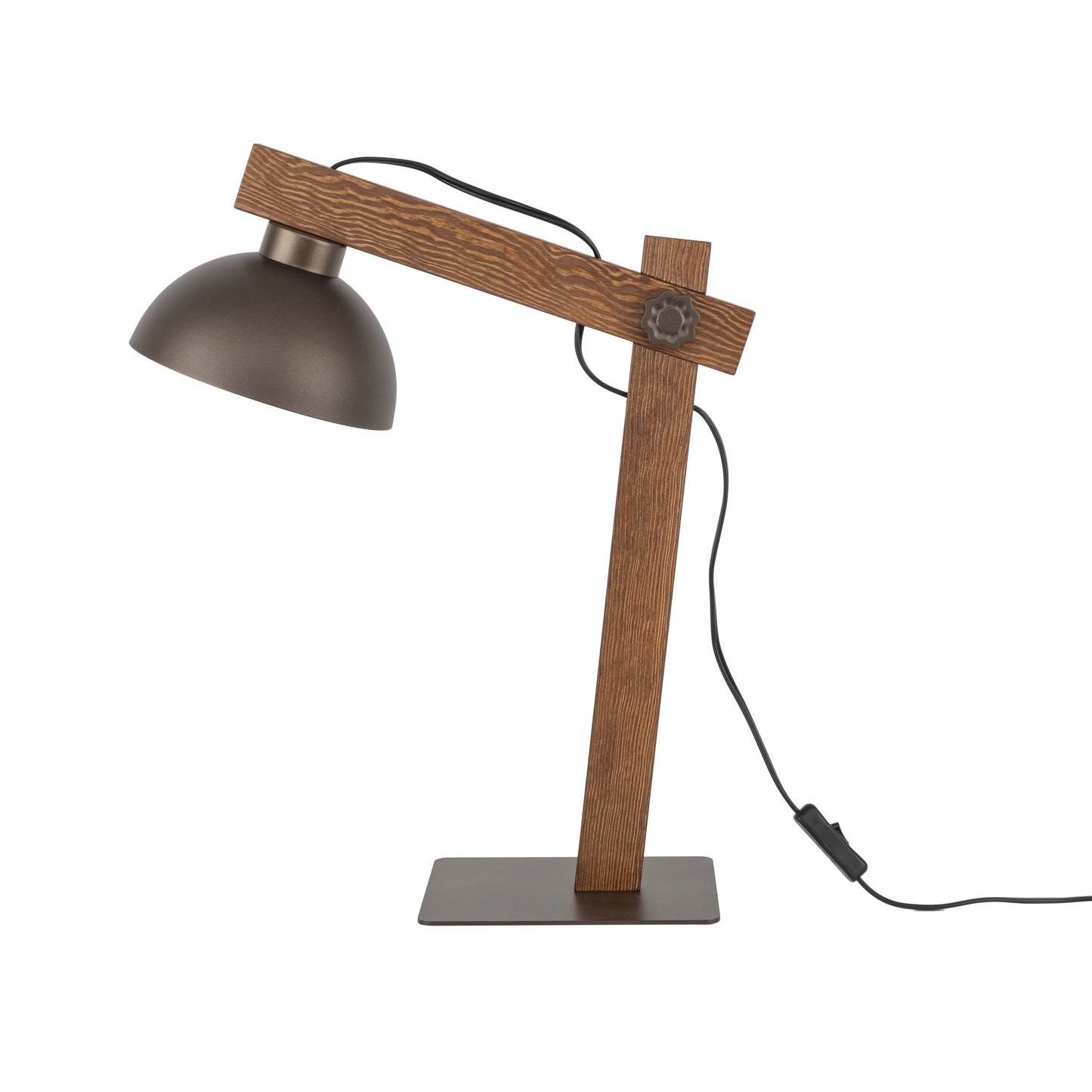 Lampe de nuit scandinave marron OSLO