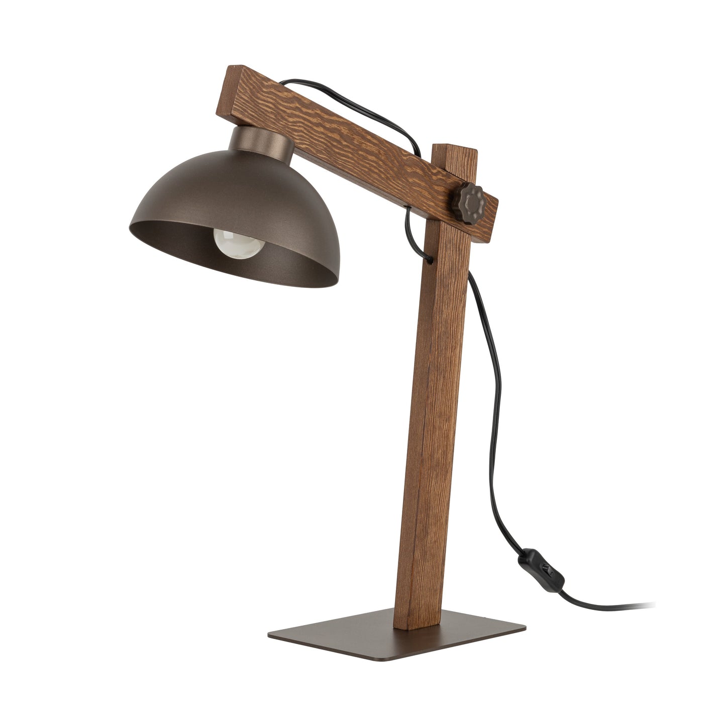 Lampe de nuit scandinave marron OSLO