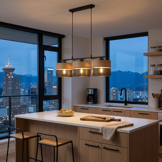 NICOL Nordic Minimalist Pendant Light Fixture for Kitchen Island, Dining Area & Living Room Lumocrafts