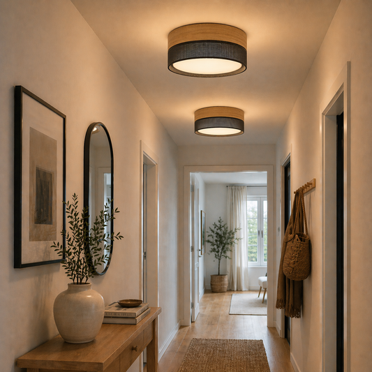 NICOL Scandinavian Flush Mount Ceiling Light Fixture for Kitchen, Hallway & Bedroom – Modern Minimalist Lighting Lumocrafts