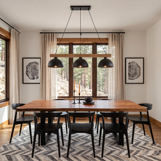 OSLO Scandinavian 3-Light Pendant Light for Dining Table & Kitchen Island
