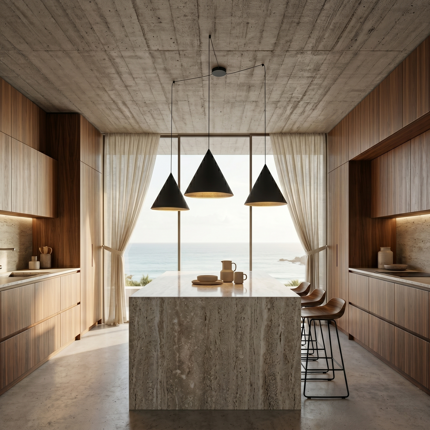 CONO 3-Light Modern Pendant Light for Kitchen Island, Dining Table & Contemporary Interiors LumoCrafts