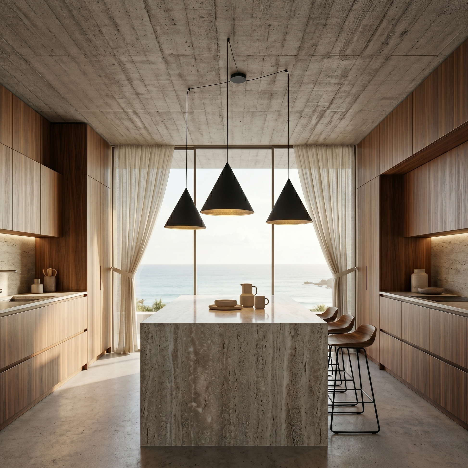 CONO 3-Light Modern Pendant Light for Kitchen Island, Dining Table & Contemporary Interiors LumoCrafts