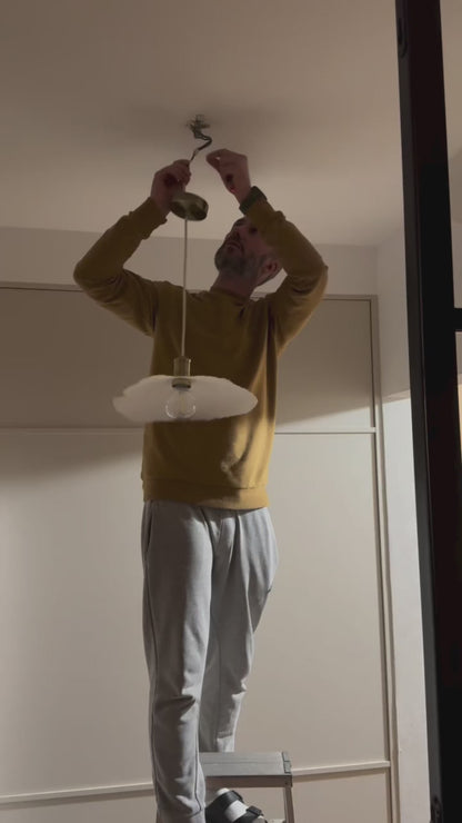 Plafonnier scandinave ECO moyen encastré pour cuisine, couloir et salon – Éclairage minimaliste